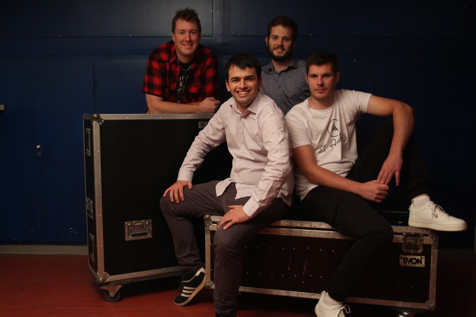 image of the band members